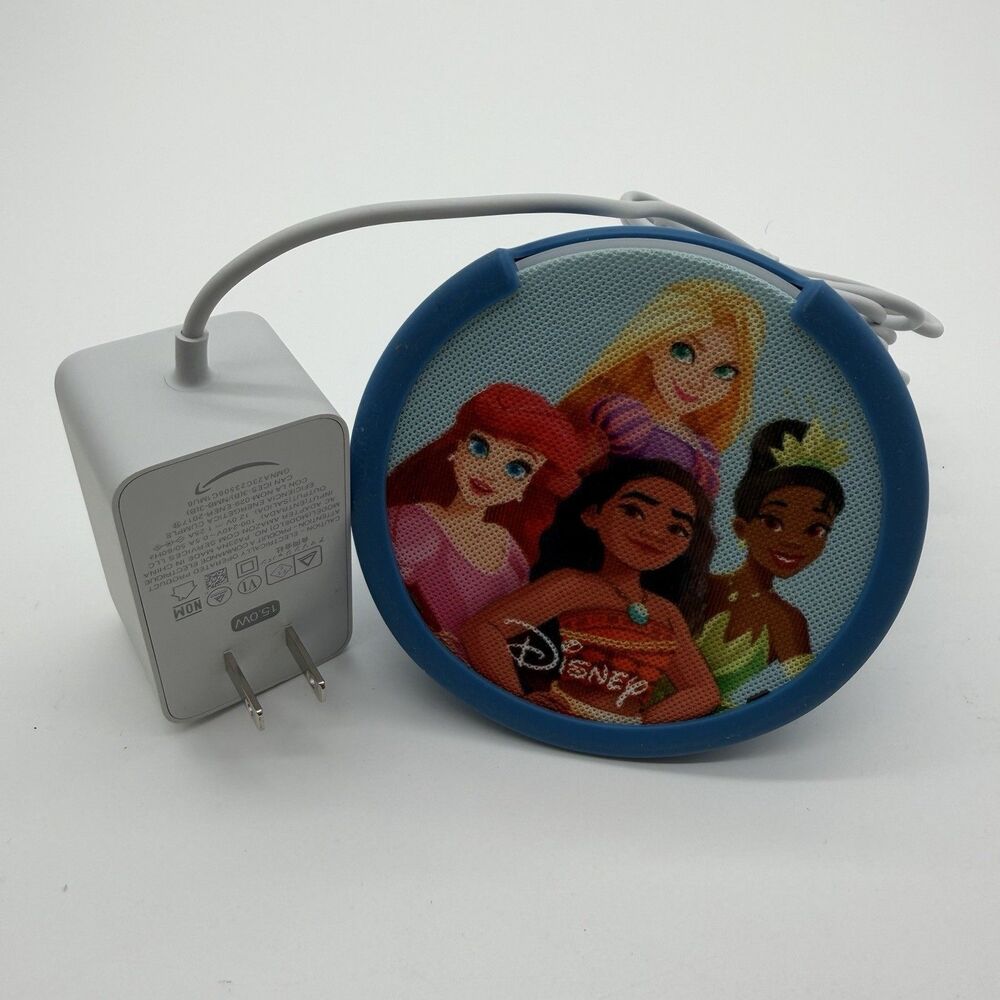 Amazon - Echo Pop Kids Smart Speaker with Alexa - Disney Princess TESTED WORKS - Picture 6 of 8